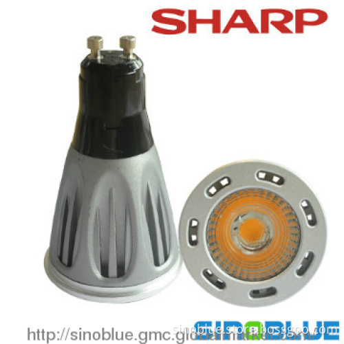 New Dimmable Sharp COB GU10 LED Spot Light 7w
